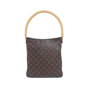 LOUIS VUITTON Authentic Brown Monogram Looping GM Shoulder Bag
